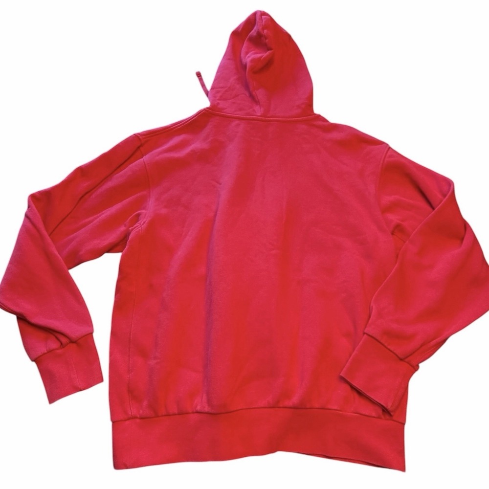 Nike Chicago Bulls NBA Hoodie Fleece Sweatshirt Red Logo Men's Medium Basketball - Picture 2 of 7